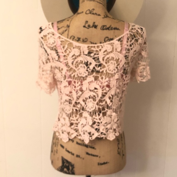 SM Forever 21 Light Pink Crop Top - Picture 4 of 8